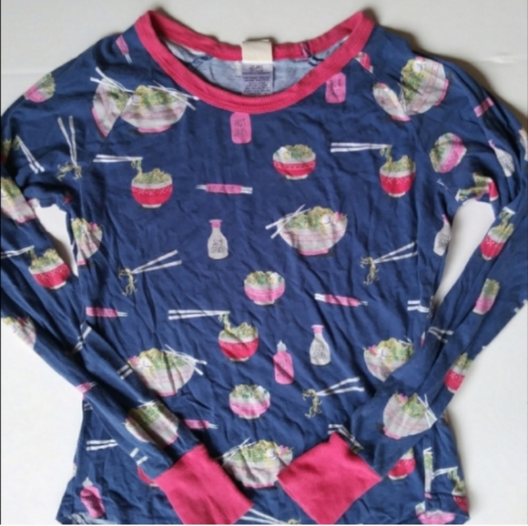 MUNKI MUNKI NOODLE BOWL PAJAMA TOP SMALL - Picture 5 of 8